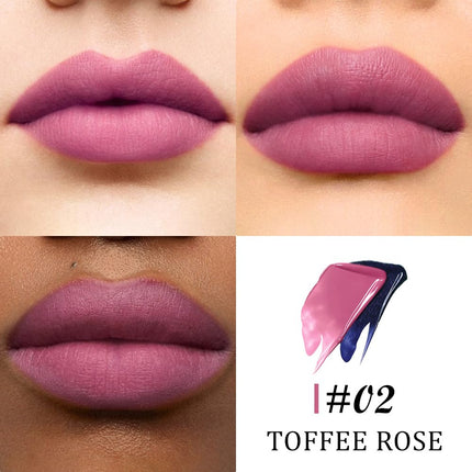 Rose Peel-Off Lip Stain – Matte, Waterproof, Long-Lasting 24H, Shade 02