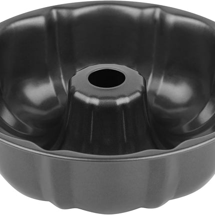9.5in Non Stick Bundt Cake Pan Carbon Steel Fluted Tube Baking Mold