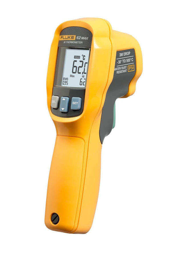 62 Max IR Thermometer -22 to 932 Degree F IP54 Rated Industrial Use