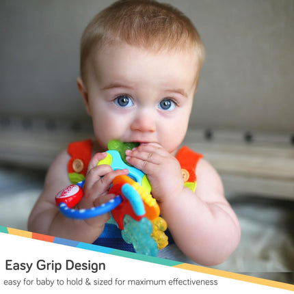 Baby Ice Gel Teether Keys Silicone Teething Toy for Sore Gums 3+ Months