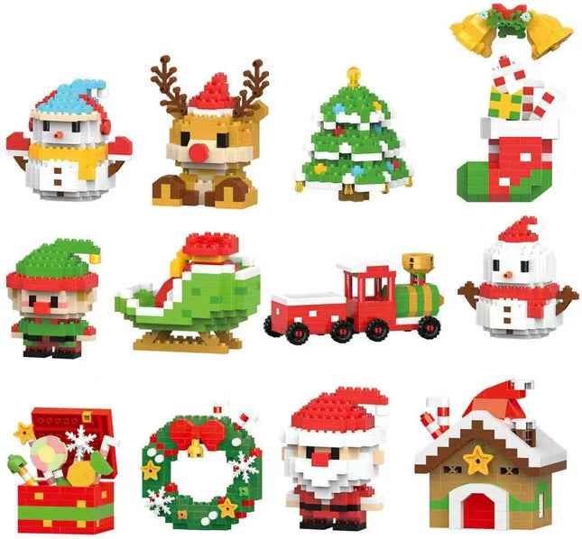Christmas Blocks Toy Set 2025 – Building Set for Kids, Adults & Gifts