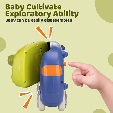 Baby Musical Steering Wheel Toy – Portable Sensory & Early Learning Fun