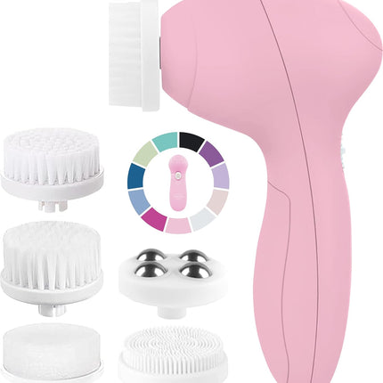 Electric Facial Cleansing Brush Spin Scrubber for Exfoliating Skin Care
