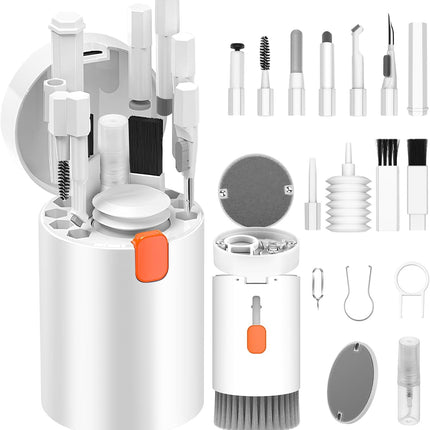 20PCS Multifunctional Cleaner Kit for Electronics Keyboard & Earbuds