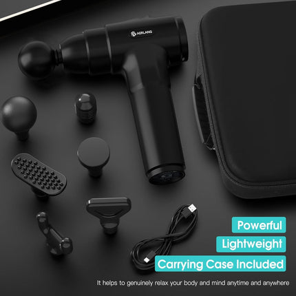Professional Muscle Massage Gun with Carry Case for Athletes & Pain Relief