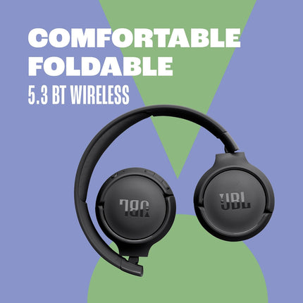 Tune 520BT Wireless On-Ear Headphones | 57H Battery, Speed Charge, Black