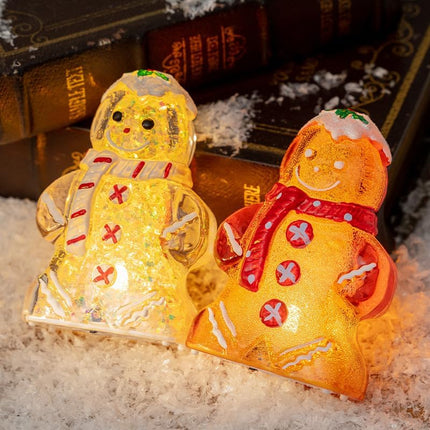 Christmas Gingerbread Man Figurines | Tabletop Decor & Holiday Gifts