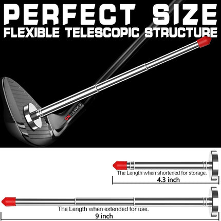 Golf Training Aids – Club Alignment Rods for Swing & Shot Visualization
