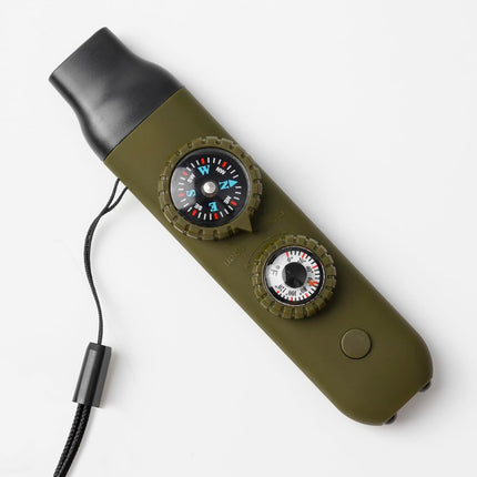 Emergency Survival Whistle – Kids Whistle with Lanyard, Compass & Thermometer