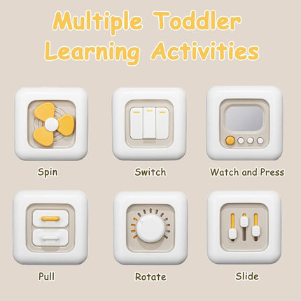 Busy Cube Toy for 1-Year-Old Boys – Montessori, Travel & Sensory Learning