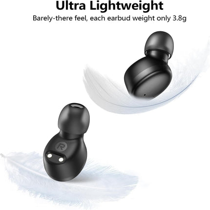 Wireless Earbuds Bluetooth 5.3 – Lightweight, Deep Bass, Built-in Mic for Sports
