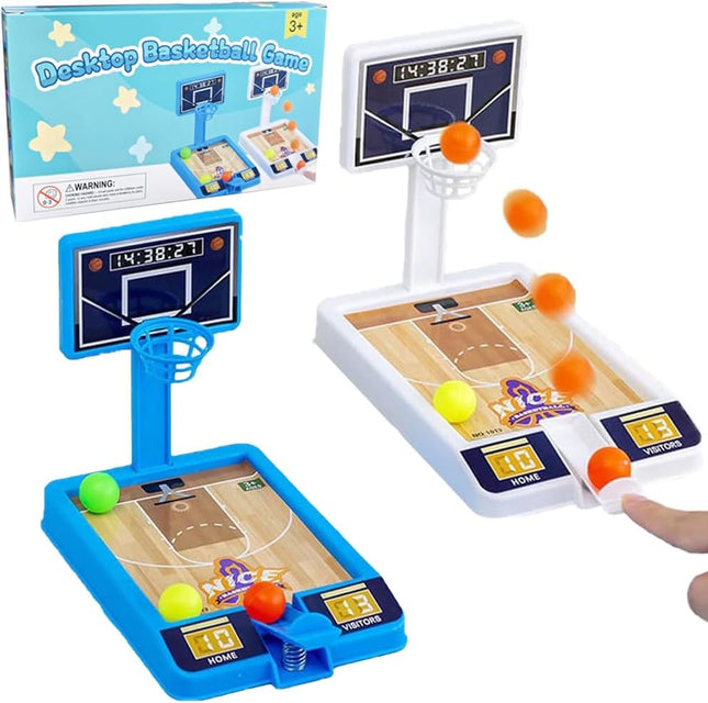 2-Pack Basketball Game Toys – Tabletop Shooting Game for Kids & Adults