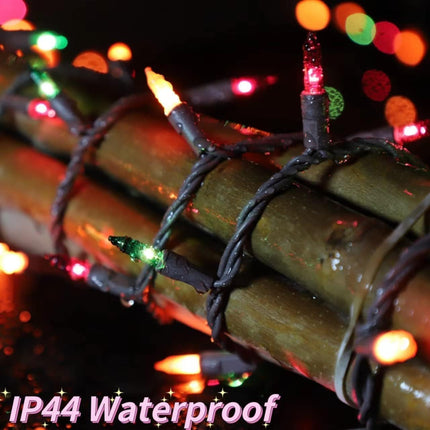 20FT 100-Count Halloween String Lights, Orange Purple Green Incandescent Bulbs