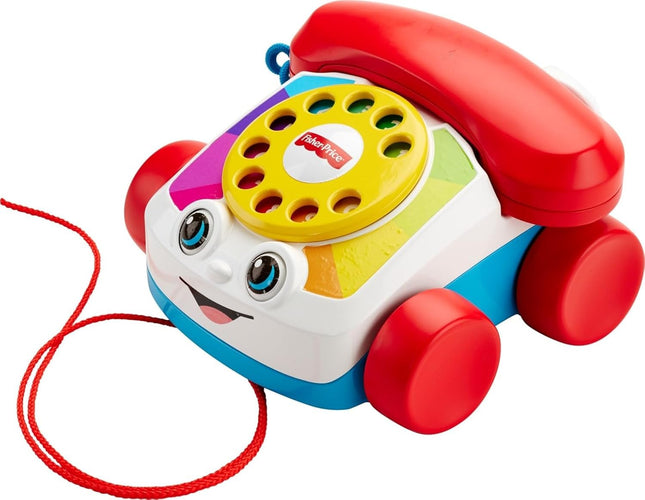 Classic Chatter Telephone Pull Along Toy with Rotary Dial for Toddlers