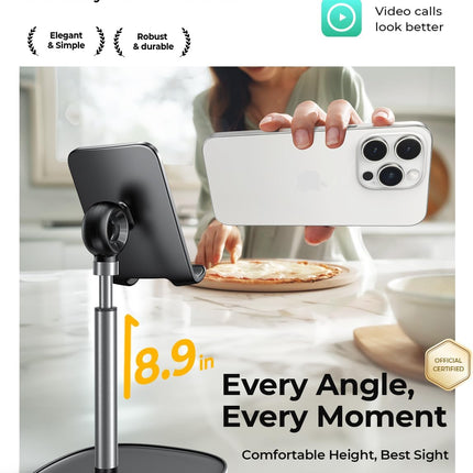 Cell Phone Holder Stand – Desk Organizer for Office, Gaming, iPhone, iPad & More