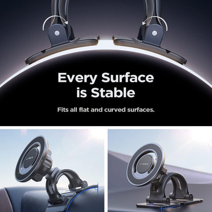 MagSafe Car Phone Mount – Hands-Free 360° Rotation with Vent & Dash Kit