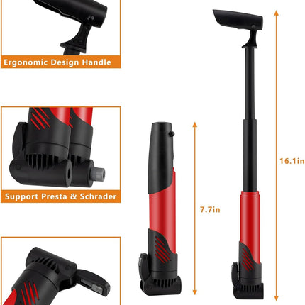 Bicycle Repair Kit – Tire Patches, Mini Pump & Chain Wrench for Bikes