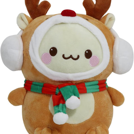 Christmas Deer Plush Toys – Stuffed Animal Pillow Holiday Home Decor