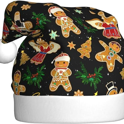 Adult Unisex Santa Hat – Custom Christmas Hat for Holiday Events & New Year Parties