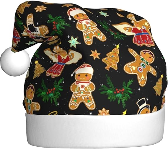 Adult Unisex Santa Hat – Custom Christmas Hat for Holiday Events & New Year Parties