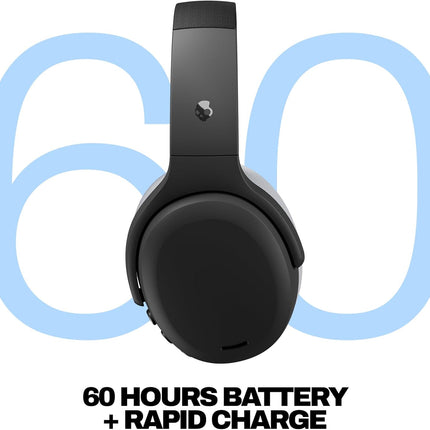 Crusher ANC 2 Wireless Headphones, Noise Cancelling, 60H Battery, Mic - Black