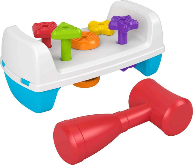 Toddler Tap & Turn Bench – 2-Sided Pretend Tool Construction Set 1+ Years
