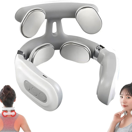 Vitality Magic Pro 2.0 Neck Massager 4 Head 6 Modes 15 Levels White