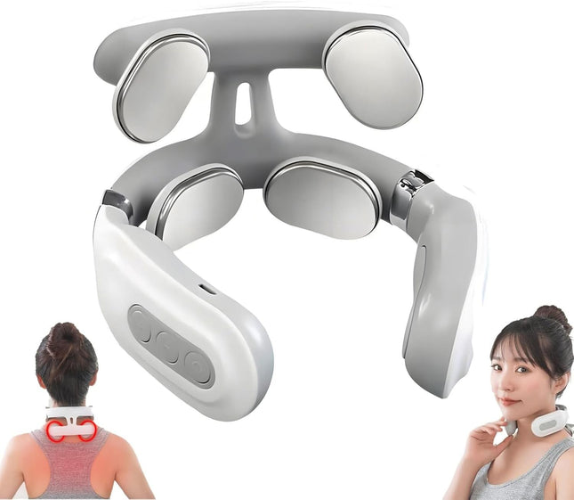 Vitality Magic Pro 2.0 Neck Massager 4 Head 6 Modes 15 Levels White