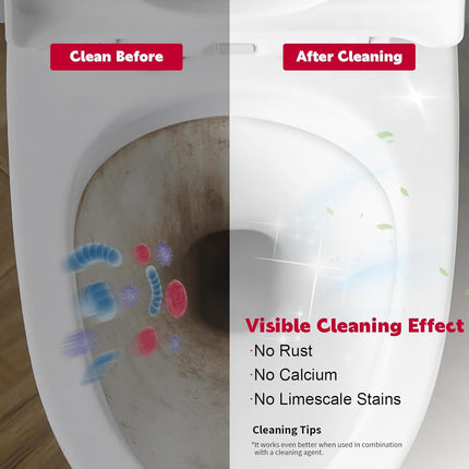 4Pack Toilet Pumice Stone with Long Handle, Bathroom Cleaning Brush Set