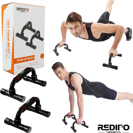Push Up Bars for Strength Training with Ergonomic Anti-Slip Handles