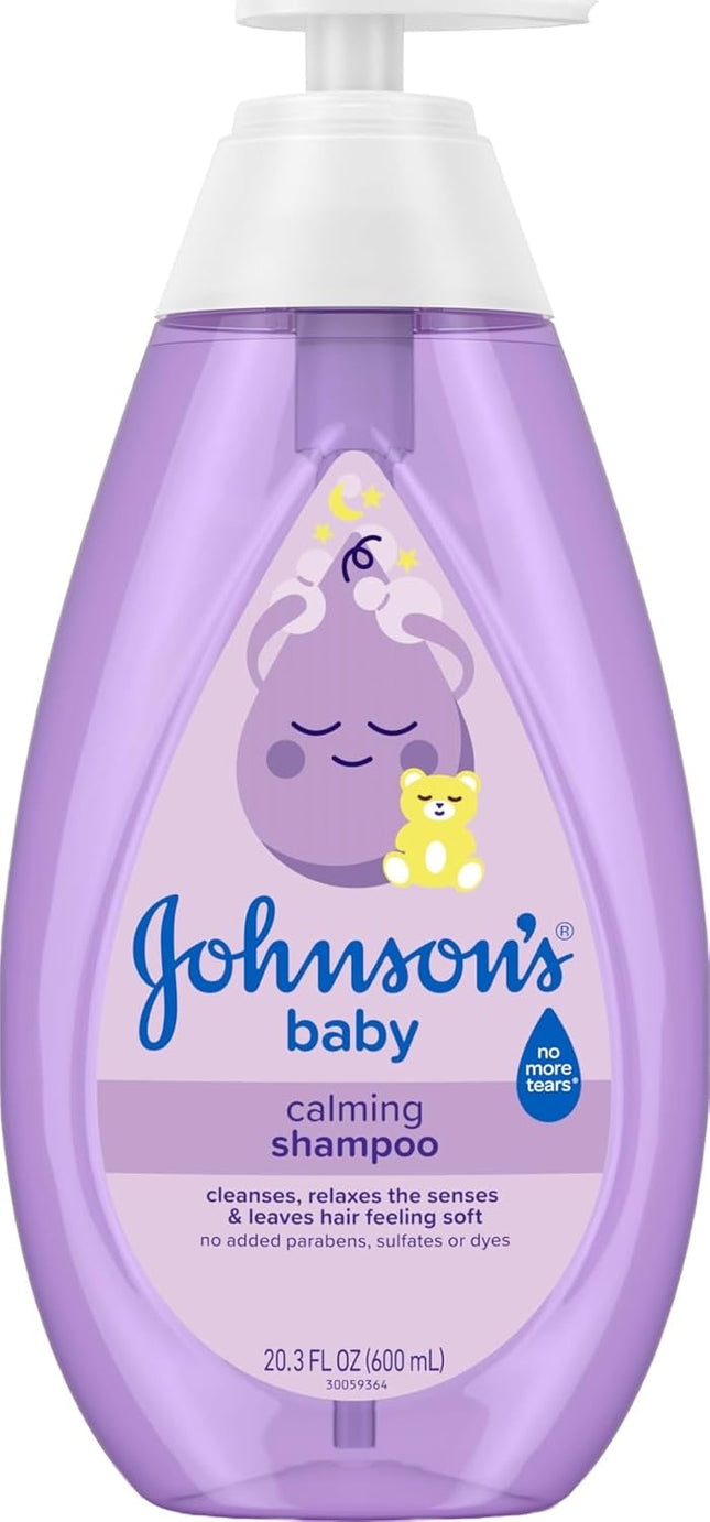 Calming Baby Shampoo 20.3 fl oz, Soothing NaturalCalm Aroma, Hypoallergenic, Sulfate Free
