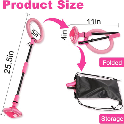 Skip Ball – Foldable Flash Wheel Swing Toy for Kids & Adults, Ages 5–10