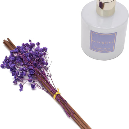 Premium Reed Diffuser Set – Lavender Thyme with Preserved Baby’s Breath, 6.76oz