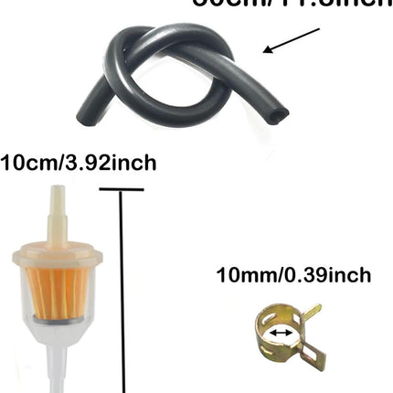 Fuel Pump Filter & Oil Hose, Compatible Kohler Briggs Kawasaki Yamaha John Deere