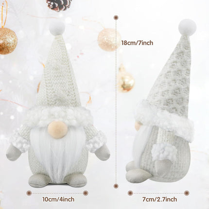 3PCS Handmade Christmas Gnomes, Festive Gnome Decor for Home & Kitchen
