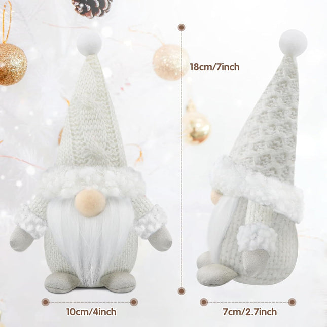 3PCS Handmade Christmas Gnomes, Festive Gnome Decor for Home & Kitchen