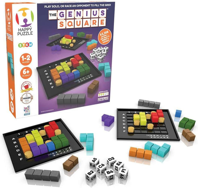 Game of the Year STEM Puzzle, 60,000+ Solutions, Roll Dice & Fill Grid