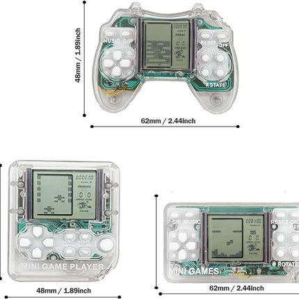 Mini Game Keychain Party Favors, 6PCS, Video Games for Kids Birthday