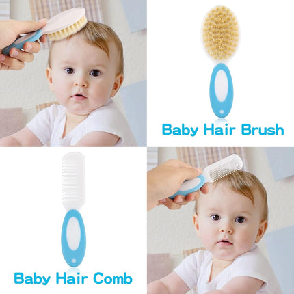 Baby Grooming Kit 14-PC – Hair Brush, Comb, Nail Clipper & Nasal Aspirator