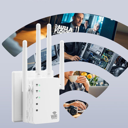 WiFi Signal Booster 2025 – Dual Band, Up to 13,888 sq. ft, Home & Outdoor