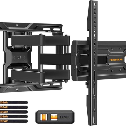 Full Motion TV Wall Mount – Fits 26–74″ TVs, Dual Arms, 99 lbs