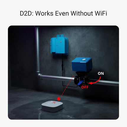 Water Leak Detection Starter Kit, 4 Sensors, Hub, Long-Range LoRa, App Alerts