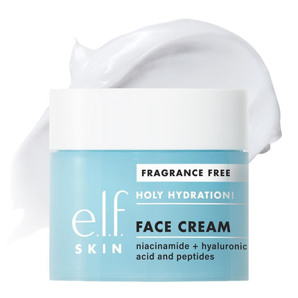 SKIN Holy Hydration Face Cream, Hyaluronic Acid Niacinamide Peptide Moisturizer