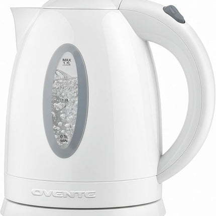 1.7L Fast Boiling Electric Kettle with Water Gauge and Removable Filter