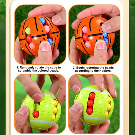 3D Puzzle Sport Ball Toy Brain Teaser Game for Kids & Adults Ages 3+