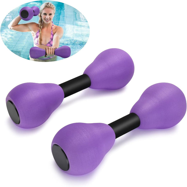 Aquatic Dumbbells (2 Pcs) – Foam Water Weights for Pool Resistance Training