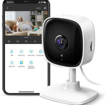 Tapo C100 1080P WiFi Security Camera Motion Detection 2 Way Audio Indoor