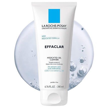 Effaclar Medicated Gel Cleanser – 2% Salicylic Acid, Acne & Oil Control