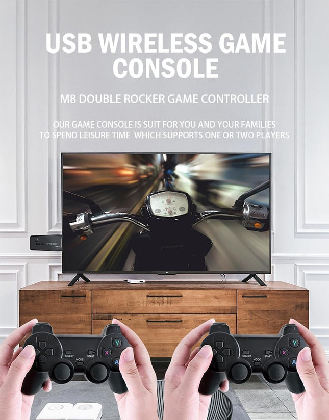 2026 Retro Gaming Console, 20,000+ Games, 4K TV Stick, 2 Wireless Controllers