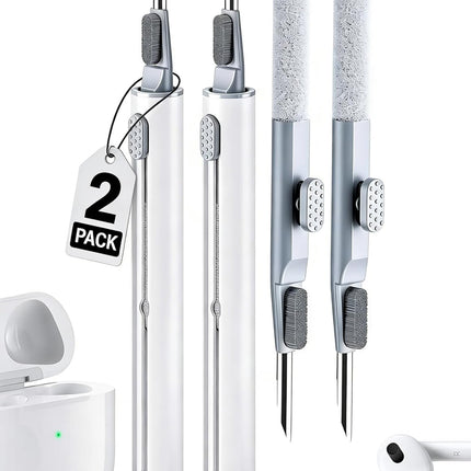 2-Pack AirPods Pro Cleaner Kit – Multi-Function Pen with Brush & Sponge